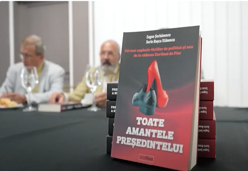 Sorin Roșca Stănescu și dramaturgul Eugen Șerbănescu zguduie Statul Paralel cu noul roman incendiar „Toate amantele președintelui”