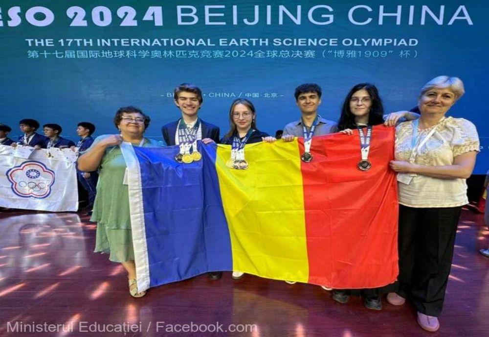 PATRU MEDALII OBŢINUTE DE ELEVII ROMÂNI LA OLIMPIADA INTERNAŢIONALĂ ''ŞTIINŢELE PĂMÂNTULUI'' DE LA BEIJING