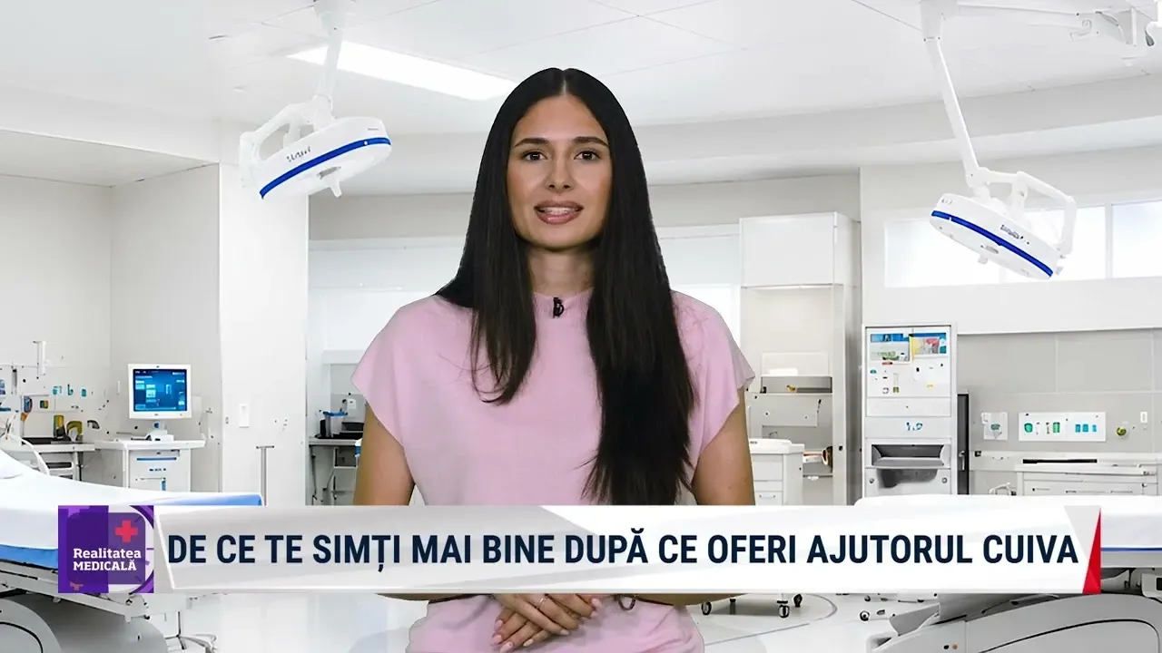 Realitatea Medicală cu Nicole Păcuraru: De ce te simți mai bine după ce ajuți pe cineva?