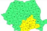 Cod galben de ploi în România. Ce județe sunt vizate de avertizarea ANM și cât va ploua