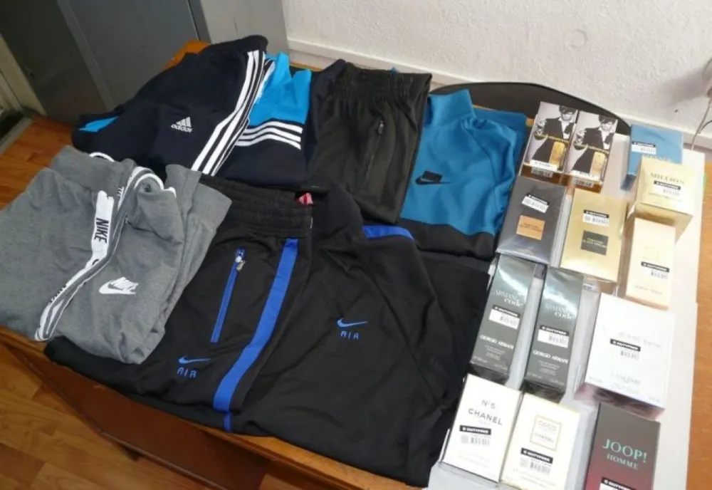 Mai multe produse „de firmă”, confiscate de jandarmii călărășeni
