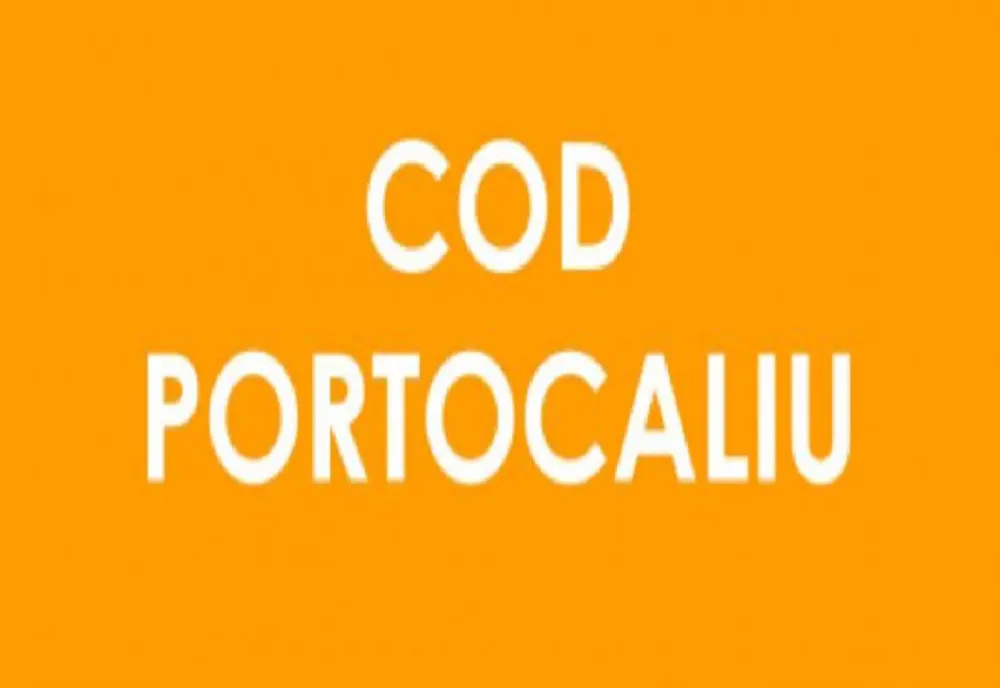 COD PORTOCALIU de vijelii și grindină în județele Ialomița și Călărași