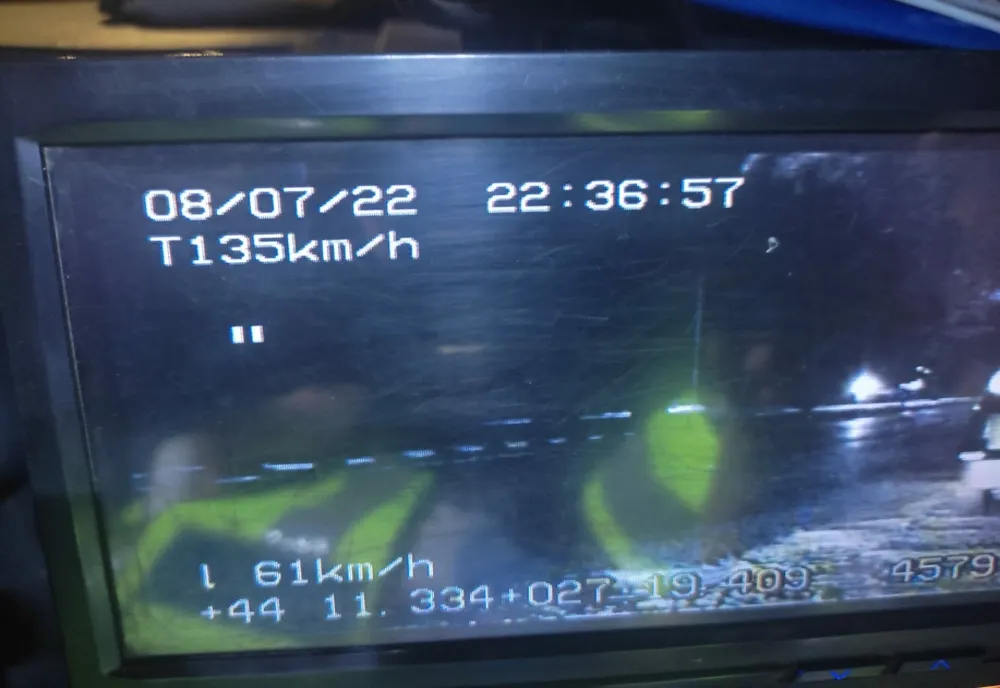 Un călărășean vitezoman. 135km la oră în oraș