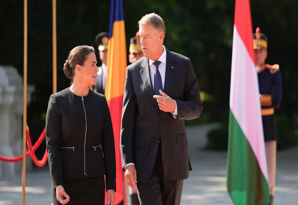 Klaus Iohannis, la întâlnirea cu preşedintele Ungariei: Așteptăm o cooperare pragmatică de la Ungaria - VIDEO