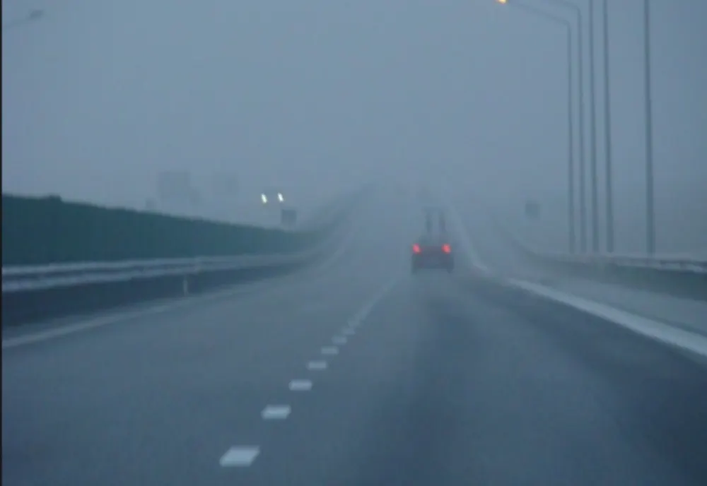 Vizibilitate redusă din cauza ceții pe A2 și A4