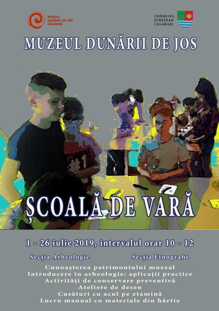 scoala de vara 2019 Muzeul Dunarii de Jos
