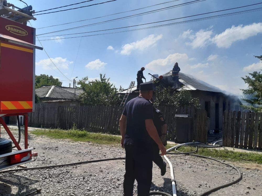 incendiu str petrosani