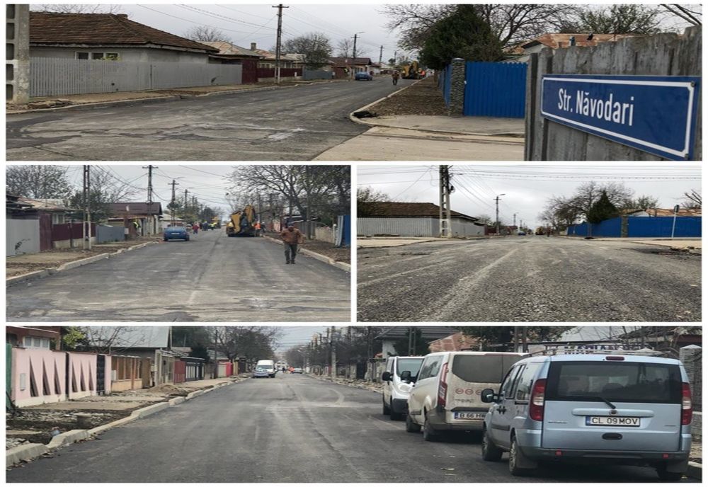 Au început lucrările de asfaltare pe străzile din cartierul Mircea Vodă, din municipiul Călărași