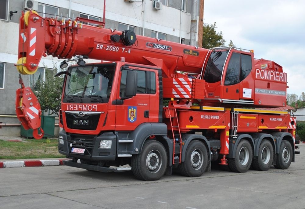 Autospecială de 500.000 de euro, în dotarea pompierilor călărășeni