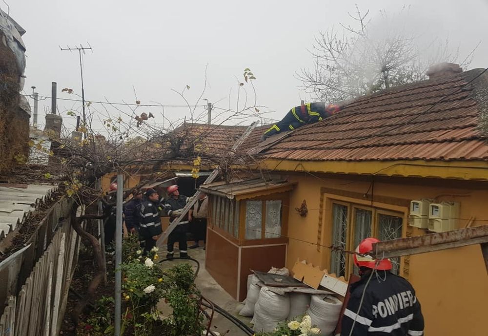 Incendiu lichidat rapid de pompierii călărășeni