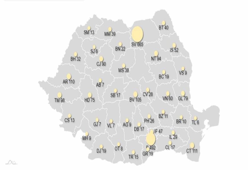 17 cazuri confirmate cu COVID-19 în județul Călărași