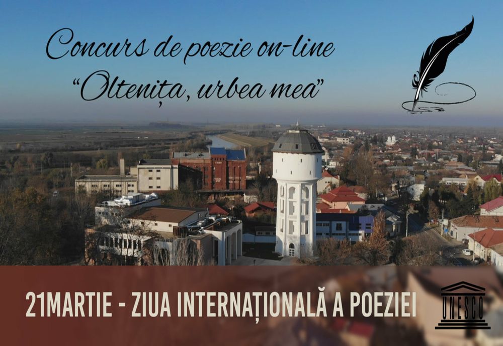 Concurs de poezie on-line  “Oltenița, urbea mea”