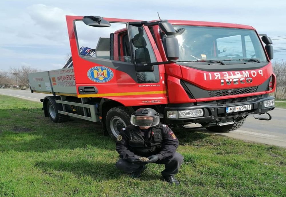 Un călărășean a găsit o grenadă din al Doilea Război Mondial