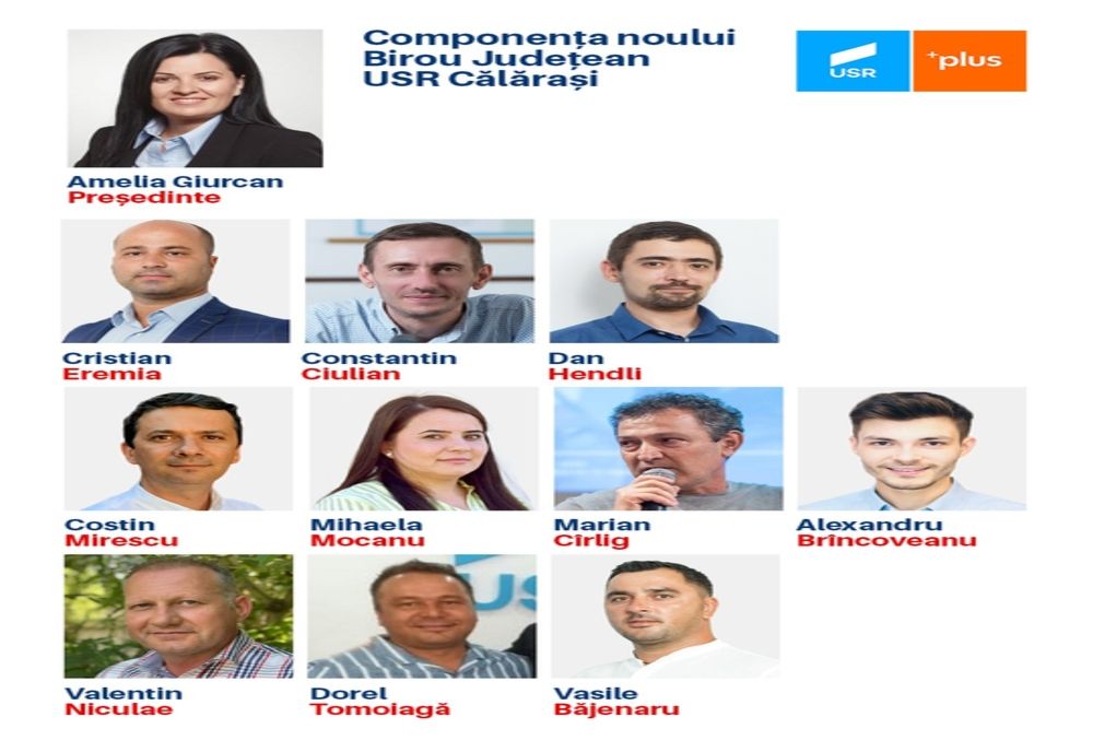 USR Călărași și-a desemnat noua conducere județeană