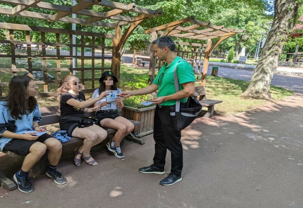 Activități preventive în parcurile din Călărași