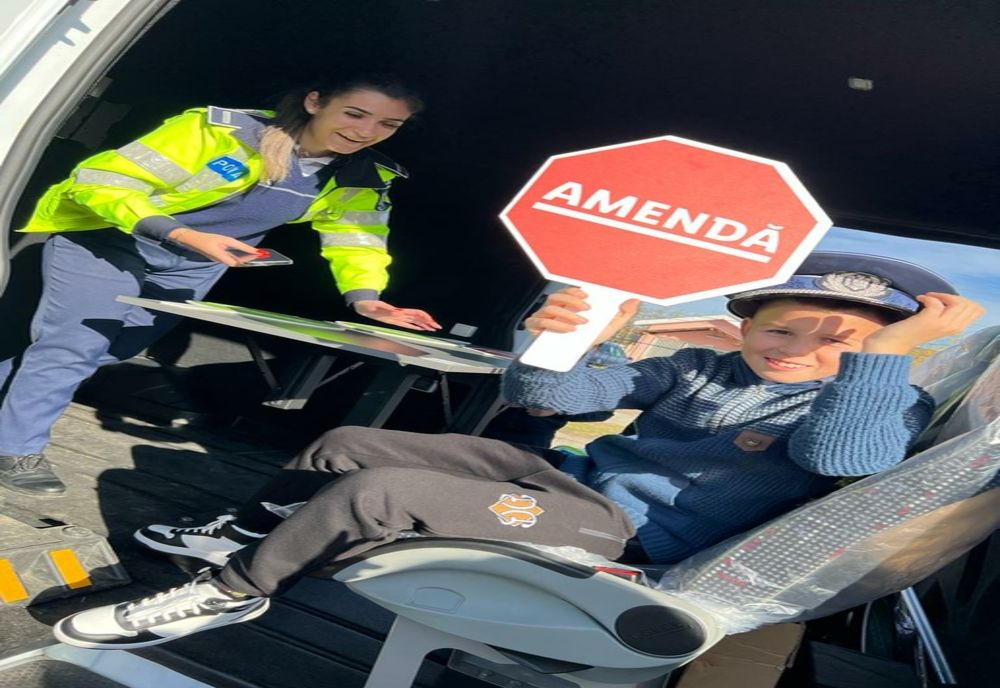 Laboratorul de educație rutieră la Modelu