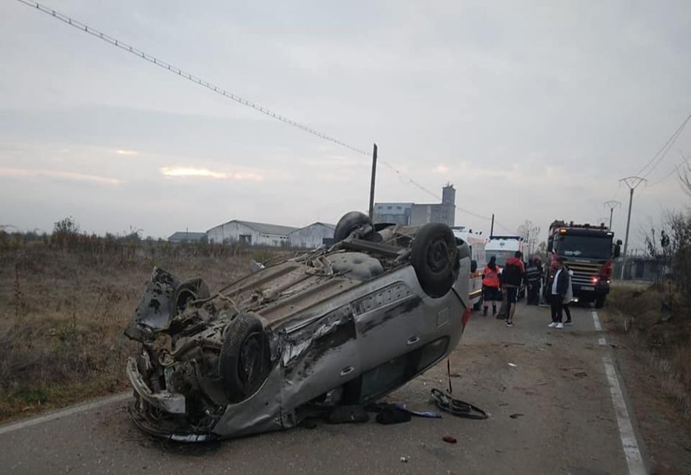 FOTO Accident teribil în Călărași. Patru persoane în stare gravă