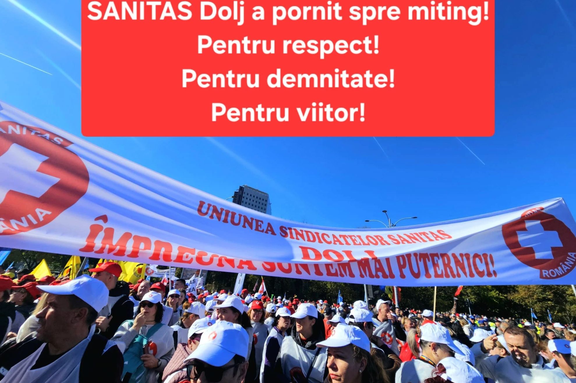 Protest al angajaților din Sănătate