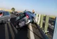 ACCIDENT! S-a suit cu mașina pe parapetul median al Autostrăzii A2. Atenție, traficul este îngreunat!