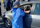 Centru de vaccinare drive-thru  în Călărași