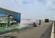 VIDEO Autocamion în flăcări pe Autostrada București Constanța. Trafic rutier deviat