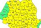 Județul Călărași se va afla sub cod galben de vreme rea până joi