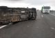 Accident pe Autostrada A2! Un autovehicul s-a răsturnat