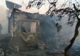 Casă distrusă de incendiu în comuna Frumușani