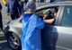 Centru de vaccinare drive-thru  în Călărași